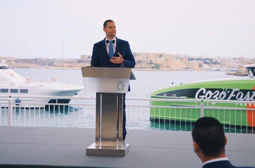  Il-Prim Ministru Jinawgura L-Fast Ferry Bejn Malta U Għawdex
