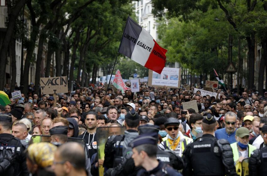  Protesti Kontra L-Użu Taċ-Ċertifikat Tal-Vaċċin