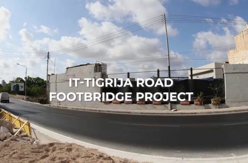 Bil-Filmat: Infrastructure Malta Tiftaħ Rotot Ġodda Għall-Mixi Fi Triq It-Tiġrija Fil-Marsa