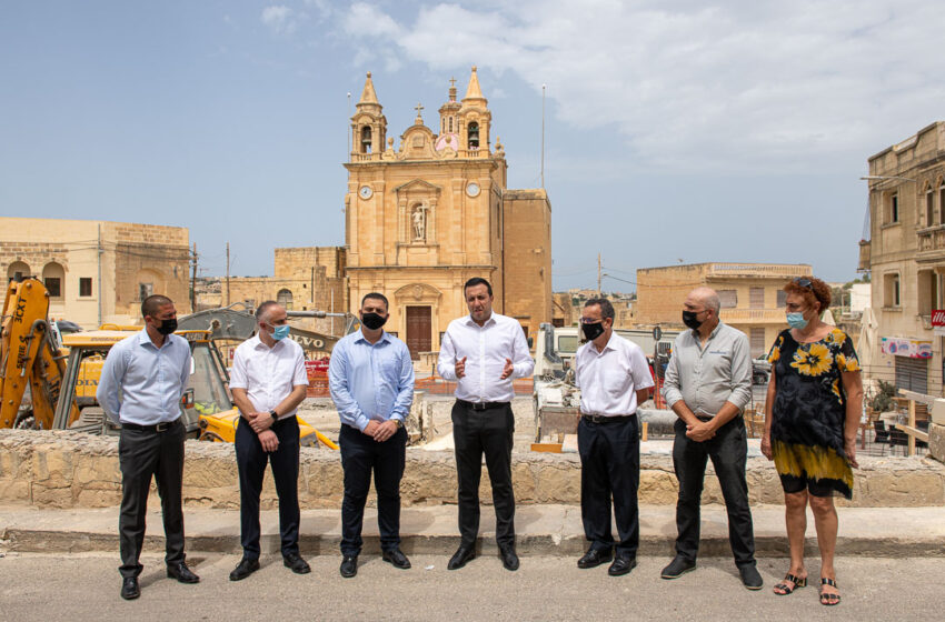  Jibdew Ix-Xogħlijiet Fil-Pjazza Tal-Munxar B’Investiment Ta’ €700,000