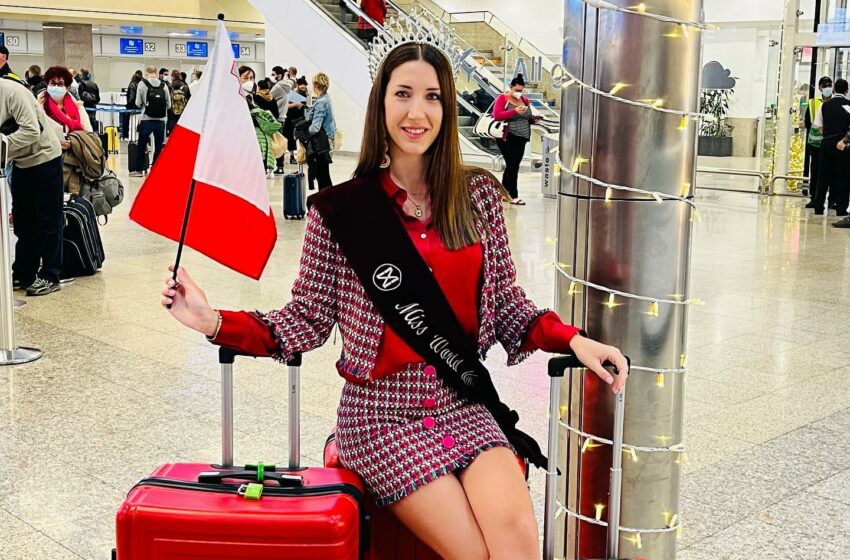  Miss World Malta Fi Triqtha Lejn Il-Puerto Rico Biex Tirrapreżenta Lill-Pajjiżna