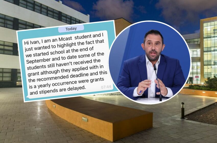  “Studenti Tal-MCAST Għadhom Qed Jistennew l-Istipendji Tagħhom…Din Hija Problema Ta’ Kull Sena” – Ivan Castillo