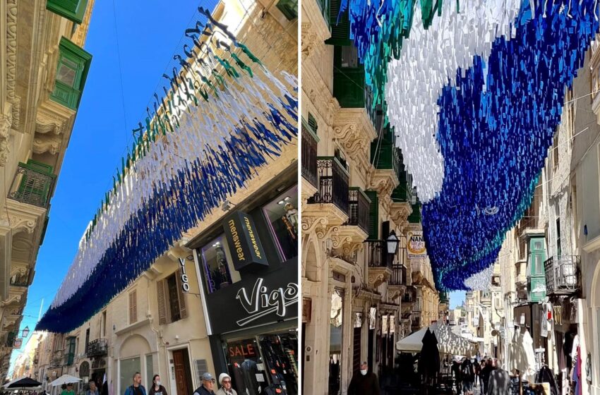  Installazzjoni Artistika Ġdida F’Triq Nofsinhar Fil-Belt Valletta