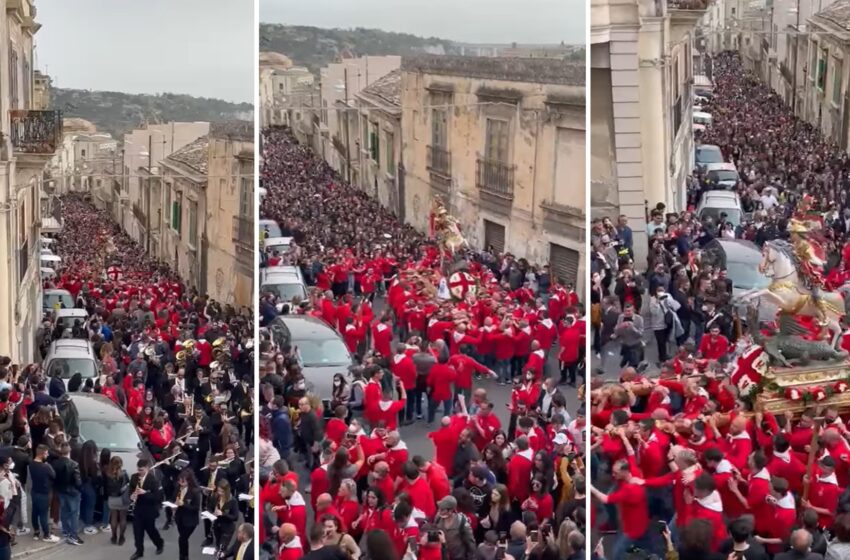  Bil-Filmat: Fi Sqallija L-Festa Ta’ San Ġorġ Tirritorna Bi Kbir U B’Marċ Brijjuż Malti