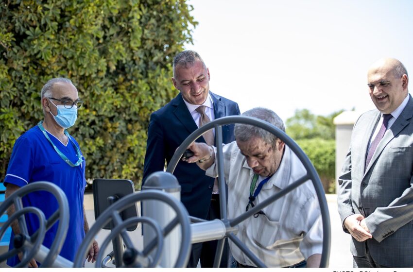  Inawgurat Tagħmir Tal-Gym Fuq Barra (Outdoor Gym) F’Bosta Djar Tal-Anzjani Tal-Gvern