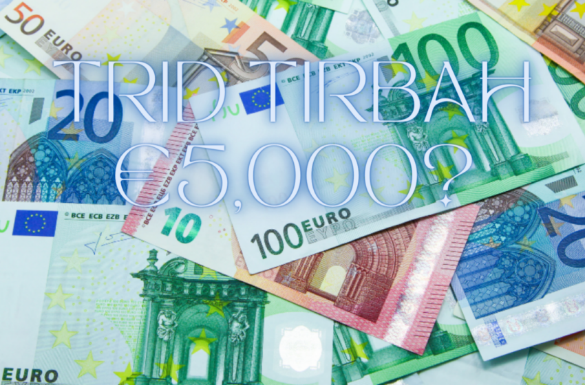  Trid tirbaħ €5,000?