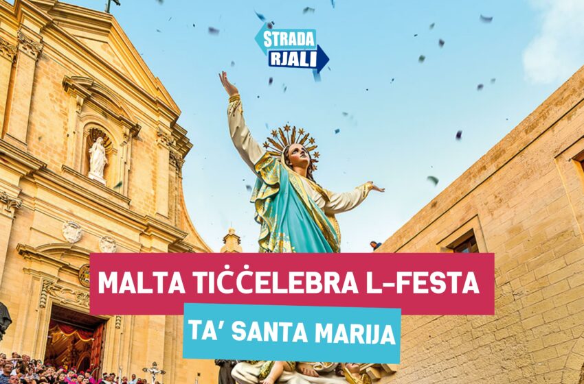  Malta tiċcelebra l-festa ta’ Santa Marija