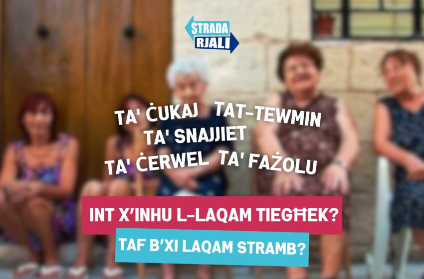  Int x’inhu l-laqam tiegħek? Taf b’xi laqam stramb?