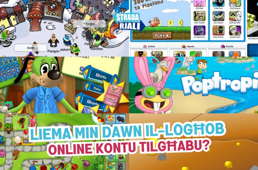  Liema min dawn il-logħob online kontu tilgħabu?