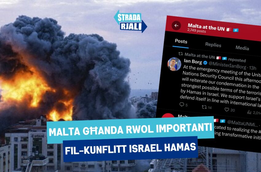  Il-Kunflitt Israel Hamas u Malta