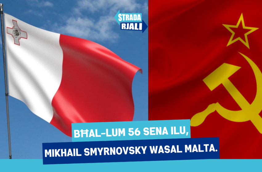  Bħal-lum f’Malta wasal l-ewwel ambaxxatur mill-Unjoni Sovjetika