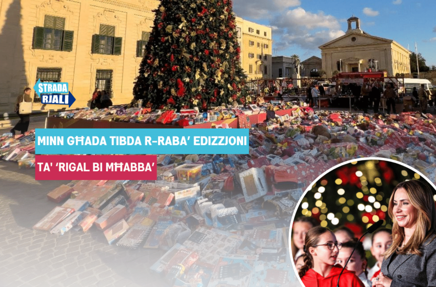  Minn għada tibda r-raba’ edizzjoni tal-inizjattiva ‘Rigal bi Mħabba’
