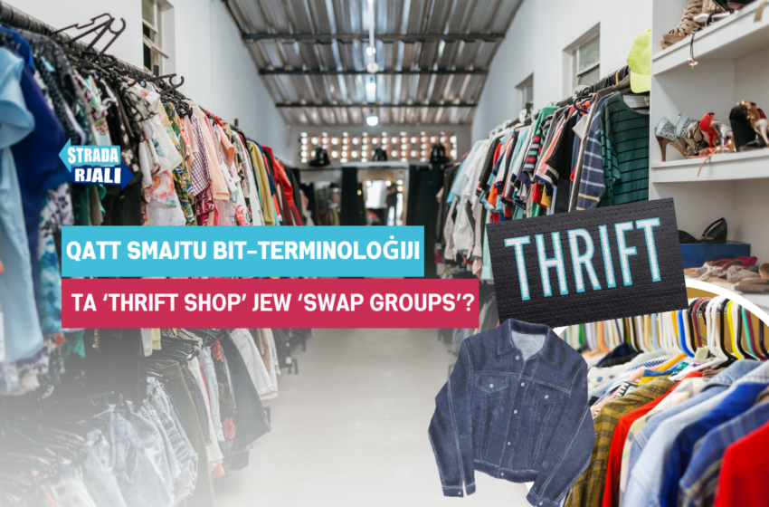  Qatt smajtu bil-kelma ‘Thrifting’ jew ‘Swap’?